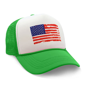 American Flag Snapback Cap