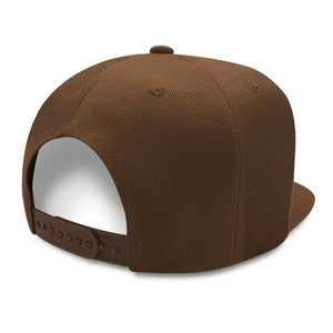 Solid Snapback Cap