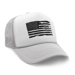 Black American Trucker Mesh