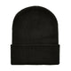 Black Ribbed Beanie