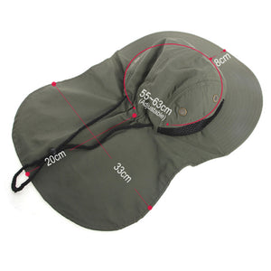 Wide Brim Flap Boonie Hat
