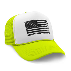Black American Trucker Mesh