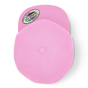 Solid Snapback Cap