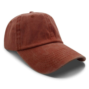 Washed Cotton Polo Style Caps
