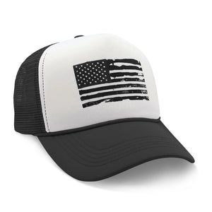 Black American Trucker Mesh