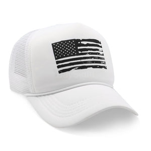 Black American Trucker Mesh