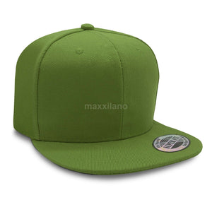 Solid Snapback Cap
