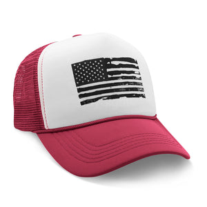 Black American Trucker Mesh