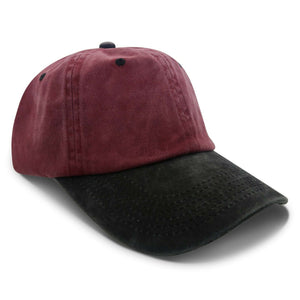 Washed Cotton Polo Style Caps