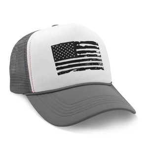 Black American Trucker Mesh