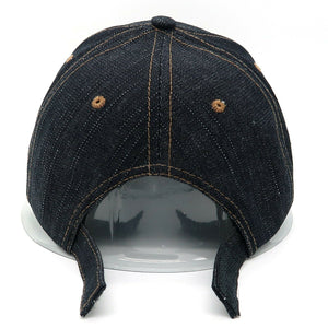 Denim Hat Baseball Hat Back Black