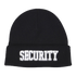 Black Beanie Embroidered Security